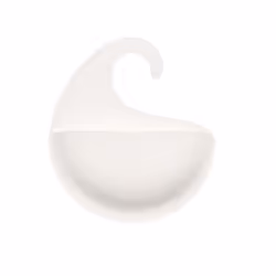 koziol SURF M, Porte-gel douche, Blanc