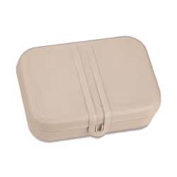 koziol Pascal L, Boîte de rangement alimentaire, Adulte, Beige, Monochromatique, Rectangulaire, Garçon/Fille