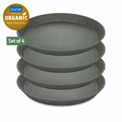 koziol Connect Assiette de dîner Rond Gris 4 pièce(s)