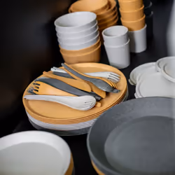 koziol Connect Assiette de dîner Rond Gris 4 pièce(s)