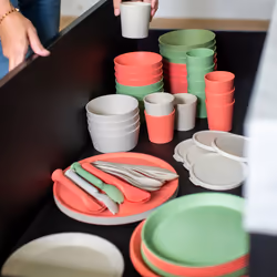 koziol Connect Assiette de dîner Rond Vert 4 pièce(s)