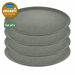 koziol Connect Assiette de dîner Rond Gris 4 pièce(s)