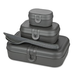koziol Pascal Ready Ensemble boîte repas Noir 3 pièce(s)
