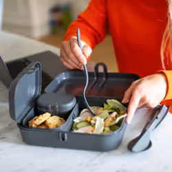 koziol Pascal Ready Ensemble boîte repas Noir 3 pièce(s)