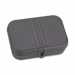 koziol Pascal L, Boîte de rangement alimentaire, Adulte, Noir, Monochromatique, Rectangulaire, Garçon/Fille