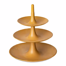 koziol BABELL L, Plateau de service d'équilibre, Rond, Bois, 314 mm, 314 mm, 340 mm
