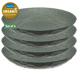 koziol Club Assiette de dîner Rond Gris 4 pièce(s)