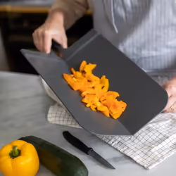 koziol Snap L planche à découper pour cuisine Rectangulaire Gris