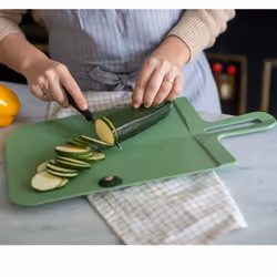 koziol Snap L planche à découper pour cuisine Rectangulaire Vert