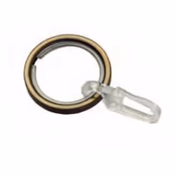 Gardinia Home Decor Curtain rings with gliding inlay for 20 mm, 20 mm, 4 mm