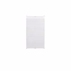 Gardinia Home Decor 33400, Manuel, Solide, Stores plissés, Blanc, Monochromatique, Polyester