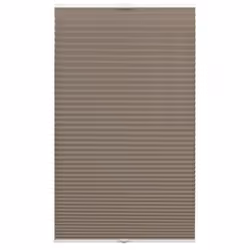 Gardinia Home Decor 32850, Manuel, Solide, Stores plissés, Taupe, Monochromatique, Aluminium, Polyester