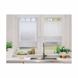 Gardinia Home Decor 36797 store de fenêtre Manuel Slatted Roman blind Blanc
