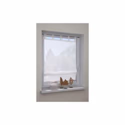 Gardinia Home Decor 36797 store de fenêtre Manuel Slatted Roman blind Blanc