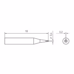 Weller RT 1SC 1 pièce(s) Panne de soudage - Vue supplémentaire 4