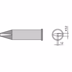 Weller T0054480499 Accessoire de fer/poste à souder 1 pièce(s) Panne de soudage - Vue supplémentaire 2