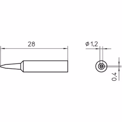 Informations techniques Convient pour (détails) : Fers à souder WXP 65 Weller® Convient pour marques (technique de soudage) : ...