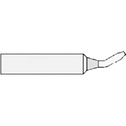 Xnt ax Panne de fer à souder forme de burin, coudée Taille de la panne 1.6 mm Contenu 1 pc(s) - Weller