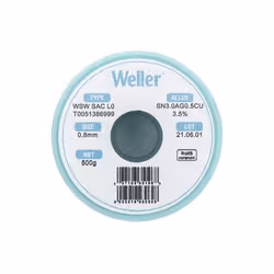 Weller WSW SAC L0 0,8mm, 500g, SN3,0AG0,5CU3,5% Fil à souder - Vue supplémentaire 2