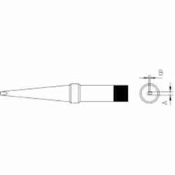 Informations techniques Convient pour (détails) : Fer à souder Weller® TCP-S Convient pour marques (technique de soudage) : W ...