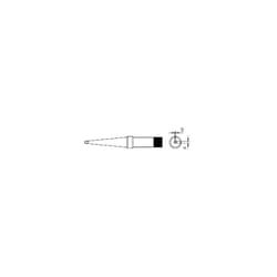 Weller - 4PTM8-1 panne de fer à souder forme longue taille de la panne 3.2 mm contenu 1 pc(s)