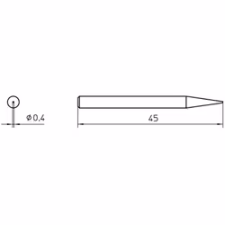 Informations techniques Convient pour (détails) : Station de soudage Weller WHS 40 et WHS 40 D Convient pour marques (techniq ...