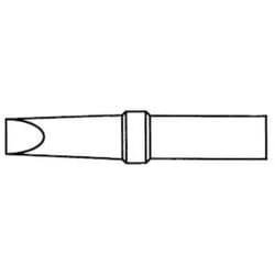 Weller - 4ETE-1 Panne de fer à souder forme plate Taille de la panne 5.6 mm Contenu 1 pc(s)
