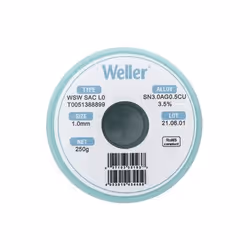 Weller WSW SAC L0 1,0mm, 250g, SN3,0AG0,5CU3,5% Fil à souder - Vue supplémentaire 2