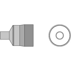 Weller - T0058768744 Buse à air chaud buse à air chaud Taille de la panne 7 mm Contenu 1 pc(s) W055291