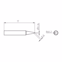 Weller RTP 004 B 1 pièce(s) Panne de soudage