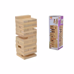Eichhorn Wooden Tumbling Tower Jeu de société Motricité fine (dextérité)