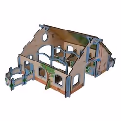 Eichhorn 100004322, Jeu de construction, 3 an(s), Bois, 30 pièce(s)