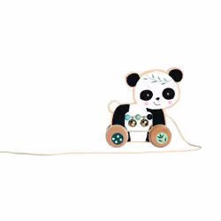 Smoby EH PANDA ROULANT, 12 mois, Noir, 243 g