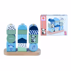 Smoby EH PANDA FORMES A EMPILER, 1 an(s), Bleu