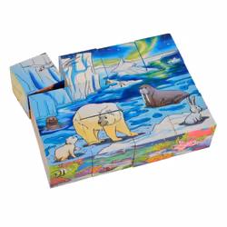 Eichhorn 100005480 puzzle Puzzle en cubes 12 pièce(s) Animaux