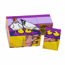 Eichhorn 4003046054811 puzzle Puzzle en cubes 6 pièce(s) Animaux