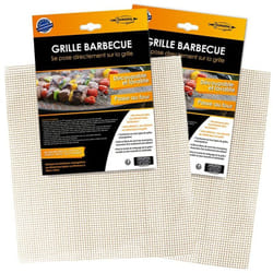 Plein Air - Lot de 2 grilles barbecue rectangulaires découpables et lavables - Durandal Selection