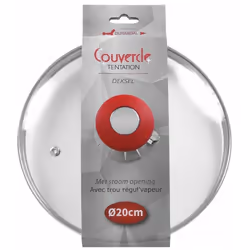 Associez le couvercle Tentation à la poêle de la même gamme Tentation 20 cm. Le couvercle DURANDAL apporte une touche de cara ...