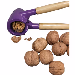 Avec le casse-noix Durandal décliné en 4 couleurs (noir, framboise, violet, vert), seule l'écorce se brise, laissant le fruit ...