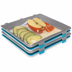 Dites STOP au gaspillage de films alimentaires et papiers aluminium ! Les plateaux de conservation Fresh&Clik conservent vos  ...