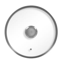 Durandal  Couvercles plat en verre cerclé inox pour poêles Légende - 24 cm
