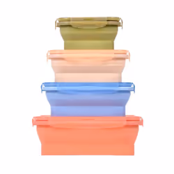 Alliez style et praticité avec le lot de 4 boîtes de conservation Équilibre qui simplifie votre quotidien culinaire ! ? Des b ...