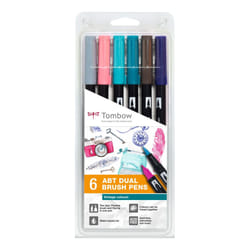 Tombow ABT-6P-5 stylo-feutre Fin/extra-large Multicolore 6 pièce(s)