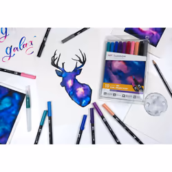 Tombow ABT Dual Brush Pen Set stylo-feutre Multicolore 10 pièce(s)