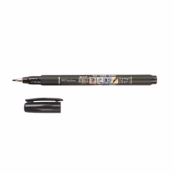 Tombow WS-BS-1P, Noir, Noir, Rond, Encre à base d'eau, 1 pièce(s), Ampoule