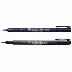 Tombow WS-BHS-2P stylo de calligraphie Noir 2 pièce(s)