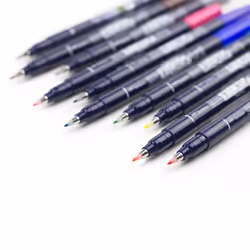 Tombow WS-BH-10P stylo-feutre Fin/moyen Noir, Bleu, Vert, Gris, Orange, Rose, Jaune 10 pièce(s) - Vue supplémentaire 6