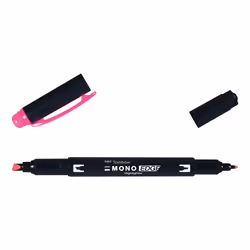 Tombow MONO, 1 pièce(s), Rose, Pointe fine/biseautée, 0,4 mm, 3,8 mm, Encre à base d'eau