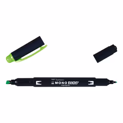 Tombow MONO, 1 pièce(s), Vert, Pointe fine/biseautée, 0,4 mm, 3,8 mm, Encre à base d'eau