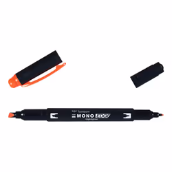 Tombow MONO, 1 pièce(s), Corail, Pointe fine/biseautée, 0,4 mm, 3,8 mm, Encre à base d'eau